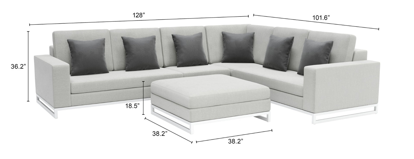 Corona del Mar Modular Sectional Set Gray