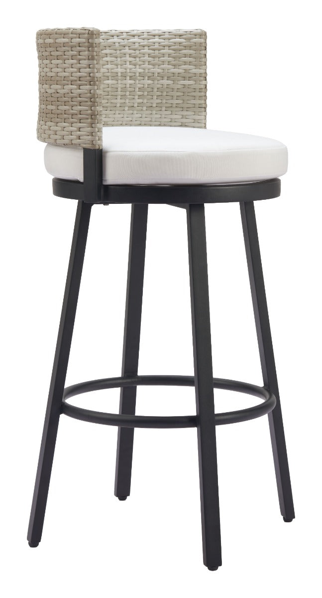 Midnight Wave Barstool White